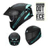 CASCO INTEGRAL OBSIDIAN SOLIDO NGO TURQ MAT